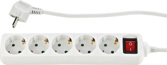 REV Power Strip 5 Positions with Switch and Cable 3m