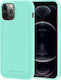 Mercury Soft Feeling Задна корица Силикон Тюркоазен (iPhone 12 Pro Max)
