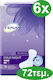 Tena Lady Night Maxi Women's Incontinence Pad Heavy Flow 6 Drops 72pcs