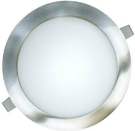 Atman Rotund Încastrat Panou LED Putere 18W cu Alb Cald Lumini 22x22cm.