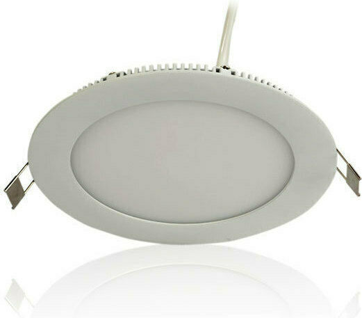 Atman Round Recessed LED Panel 20W with Natural White Light 4000K 22cm