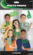 Amscan Photo Booth Prop for Party with Theme "Football" from Plastic Set of 13pcs 3901164