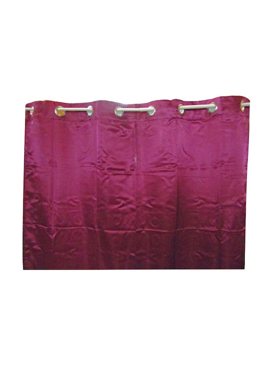 AGC AGC Vorhänge mit Grommets Lila Satin 140x280cm
