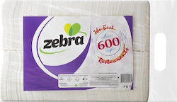 Zebra Napkin White 28x28cm 600pcs