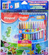 Maped Color Peps Jungle Set de Colorat 12 Culori și Blocuri de Pictură 12buc