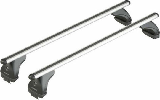 Nordrive Autodachträger Aluminium für Ford Fusion 5D 2008-2012 mit Dachträgerfüßen und Schloss