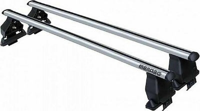 Menabo 112cm. C 3D-5D 2000-2006 for Cars with Factory Bars (with Roof Rack Legs) Silver