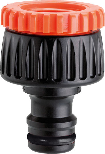 Claber 8804 Faucet Hose Connector with Internal Pass 3/4" - 1/2"