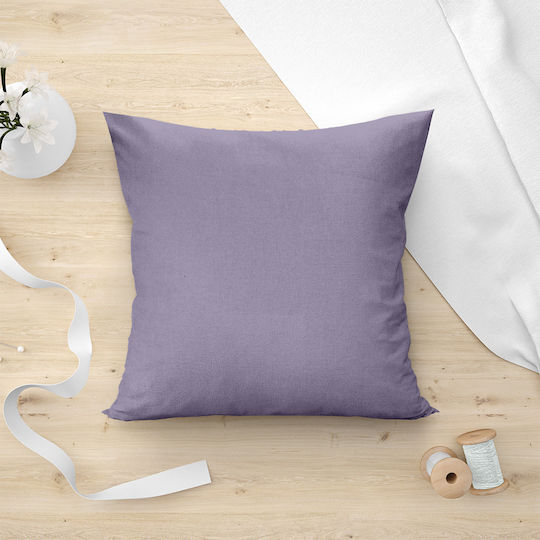 Lino Home Decorative Pillow Case Renas Velvet Lilac 45x45cm