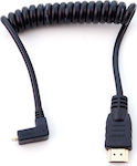 Atomos Καλώδιο Right-Angle Micro-HDMI to HDMI Coiled
