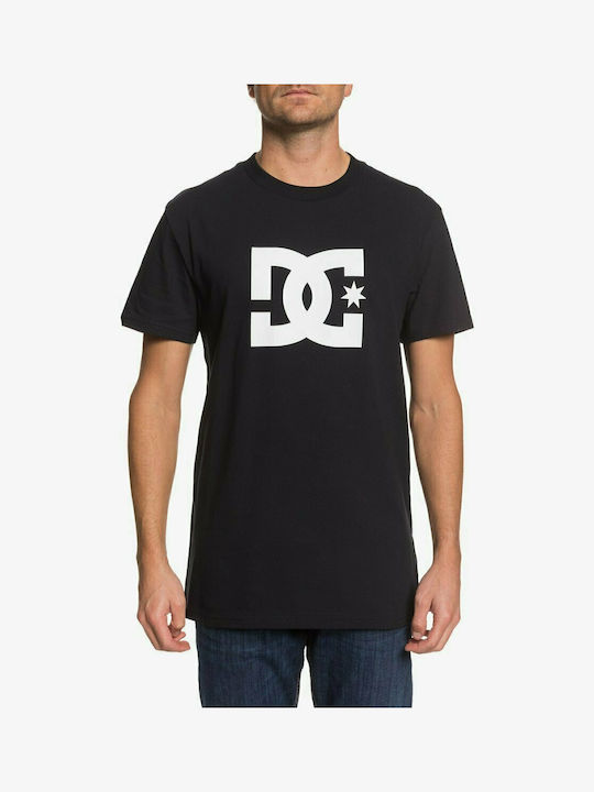 DC Star Men's T-Shirt with Logo Black