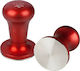 Motta Tamper with Flat Surface 58.5mm Red