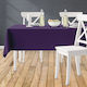 Lino Home Renas Cotton & Polyester Checkered Tablecloth 98 Amethyst 140x140cm