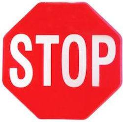 Auto Gs Плоча Самозалепваща "STOP" 1бр