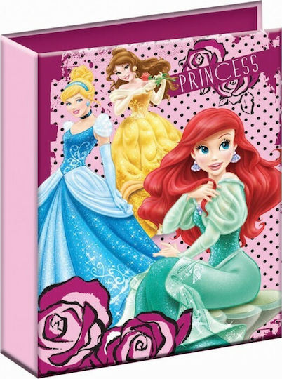 Gim Ντοσιέ с 4 Пръстена за Хартия B5 Розов Princess 1бр