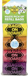 Bags On Board Rainbow Dog Waste Bags 15pcs