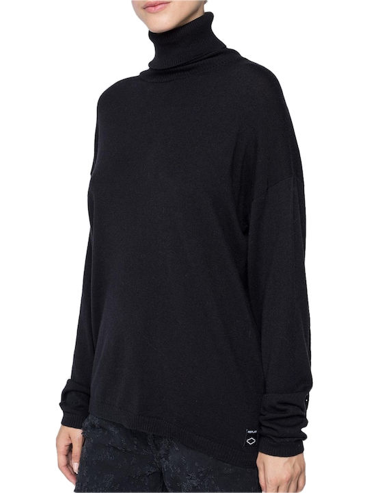 Replay Women's Long Sleeve Pullover Black