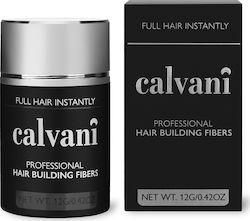 Calvani Hair Building Fibers with Keratin Hair Building Black 12gr