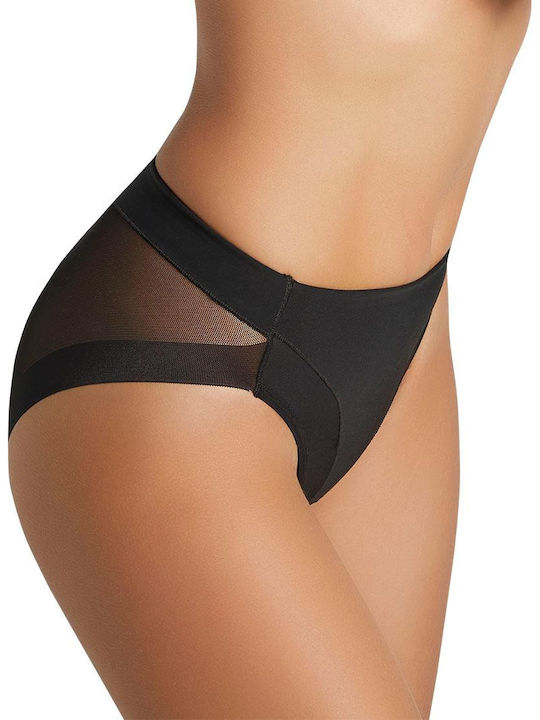Ysabel Mora Hochtailliert Damen Slip Schwarz