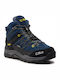 Kids Waterproof Hiking Boots Rigel Mid Navy Blue