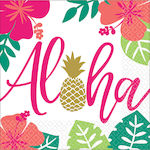 Party Napkins Aloha Multicolored 33x33cm. 16pcs