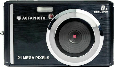 AgfaPhoto Realishot DC8200 Compact Φωτογραφική Μηχανή 18MP Οπτικού Ζουμ 8x με Οθόνη 2.7" και Ανάλυση Video Full HD (1080p) Μαύρη