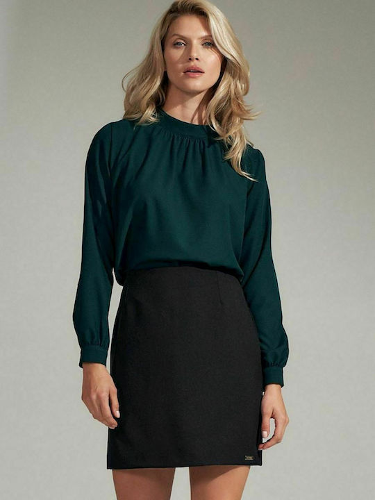 Figl M730 Women's Blouse Long Sleeve Green 150434