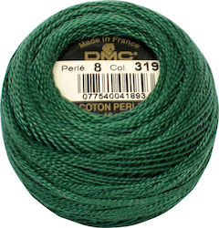 DMC Ață Broderie Cotton Perle No8 Bumbac VERDE 87m