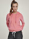 Urban Classics Women's Hooded Sweatshirt Pink