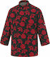 Egochef Coat Chef 100% Cotton made Unisex Multicolour with 3/4 Sleeve Fantasy Ibiscus