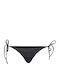 KL20WBT10 Bikini Slip mit Schnürchen Schwarz