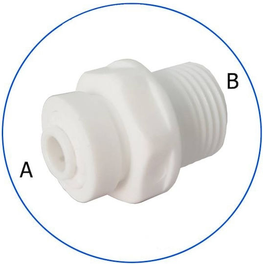 Aqua Pure In-Line AP-QT22-A Închizătoare de siguranță Adaptor pentru filtre de apă