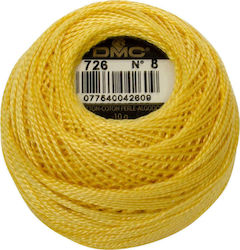 DMC Κλωστή Κεντήματος Cotton Perle No8 Βαμβακερή 726 10g 87m