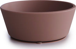 Mushie Baby Food Bowl Μπωλ Σιλικόνης made of Silicone Cloudy Mauve