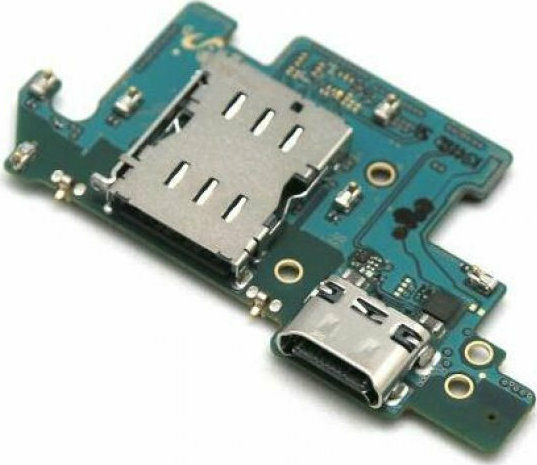 Samsung Καλωδιοταινία με Θύρα Φόρτισης & SIM Reader (Galaxy A80)