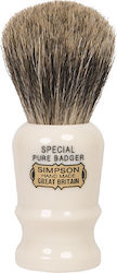 Simpsons Special S1 Shaving Brush with Synthetic Hair Bristles 18mm White