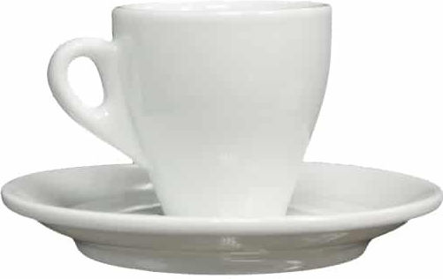 Lukanda Design Porcelain Espresso Cup Set 85ml White 6pcs
