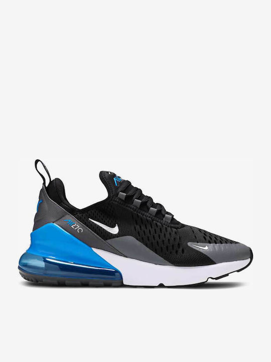 Nike Sneakers Air Max 270 Black Light Photo Blue Dark Grey Metallic Silver DC9199 002 Skroutz.gr