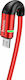 Hoco U93 Shadow Geflochten / LED USB 2.0 auf Micro-USB-Kabel Rot 1.2m (HC-U93MRD) 1Stück