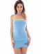 Datch Mini Dress Light Blue