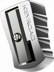 Keyroad Metallic Pencil Sharpener Gray Ασημί