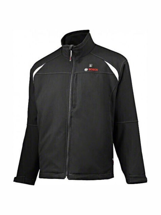 ★AIchaaanshop★ Bosch Jachetă de lucru Cu încălzire Softshell Negru 061880006