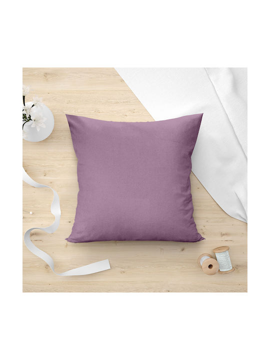 Lino Home Decorative Pillow Case Renas From Velvet 110 Purple 45x45cm