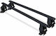 Menabo Steel Car Roof Bars 130cm for Audi A8 4D Set with Roof Rack Legs Black