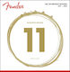Fender 70CL 80/20 Bronze Wound Acoustic Guitar Strings Set 11 - 52 Custom Light