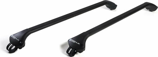 Modula Aluminum Car Roof Bars 119cm for Hyundai Santa Fe for Cars with Factory Bars Set with Roof Rack Legs Black