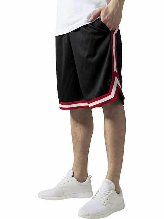 Urban Classics TB243 Men's Athletic Shorts Black / Red