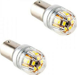 Autoline Lamps Car BA15S LED 12-24V 2pcs