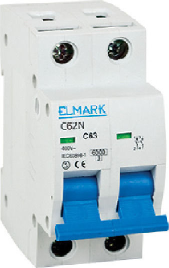 Elmark Αυτόματη Ασφάλεια 2A Διπολική AC/DC 41176