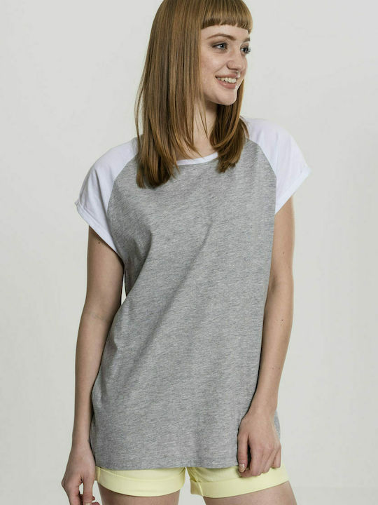 Urban Classics TB1913 Women's T-shirt Gray